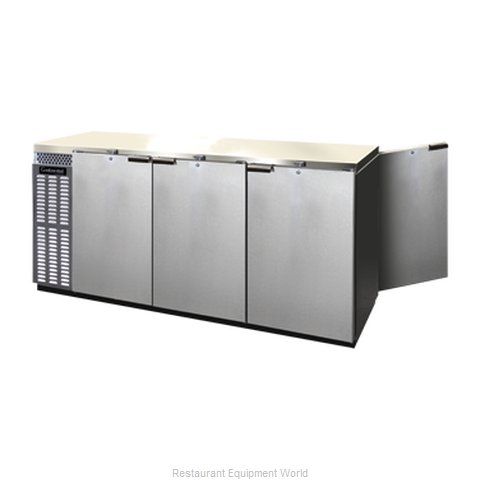 Continental Refrigerator BBUC79-SS-PT Backbar Cabinet, Refrigerated