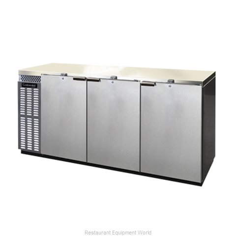 Continental Refrigerator BBUC79-SS Backbar Cabinet, Refrigerated