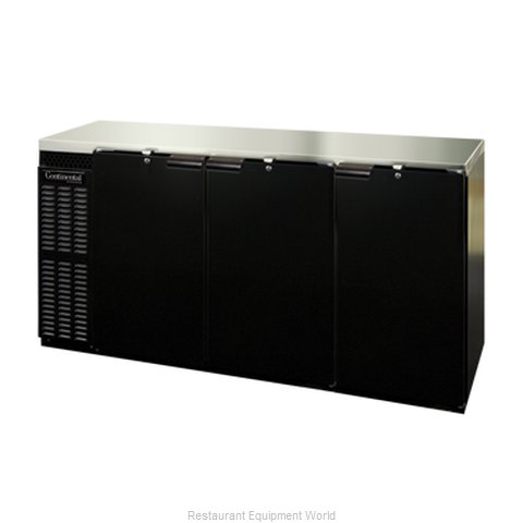 Continental Refrigerator BBUC79 Backbar Cabinet, Refrigerated
