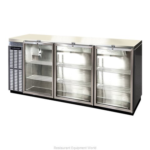 Continental Refrigerator BBUC79S-SS-GD Backbar Cabinet, Refrigerated