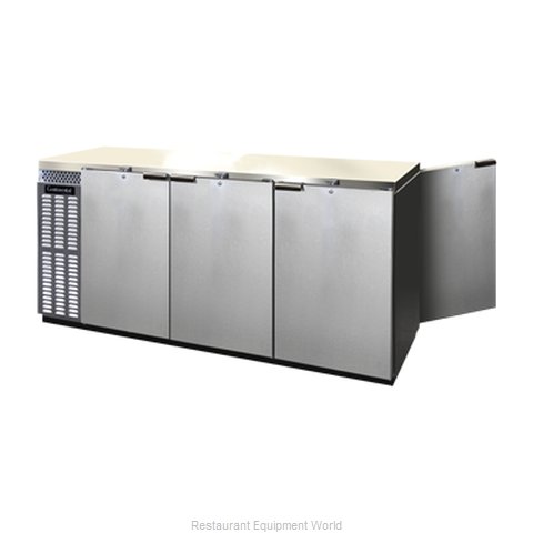Continental Refrigerator BBUC79S-SS-PT Backbar Cabinet, Refrigerated