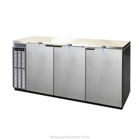 Continental Refrigerator BBUC79S-SS Backbar Cabinet, Refrigerated
