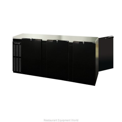 Continental Refrigerator BBUC90-PT Backbar Cabinet, Refrigerated