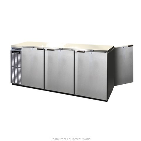 Continental Refrigerator BBUC90-SS-PT Backbar Cabinet, Refrigerated