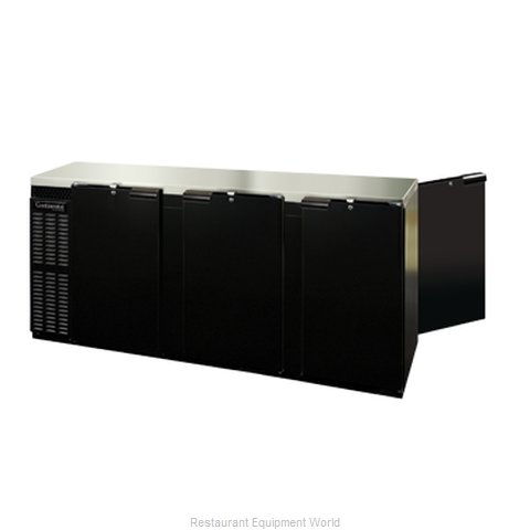 Continental Refrigerator BBUC90S-PT Backbar Cabinet, Refrigerated