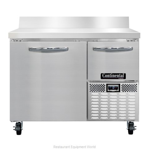Continental Refrigerator CFA43-BS Freezer Counter, Work Top