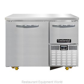Continental Refrigerator CFA43-U Freezer, Undercounter, Reach-In