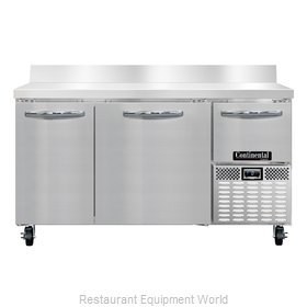 Continental Refrigerator CFA60-BS Freezer Counter, Work Top