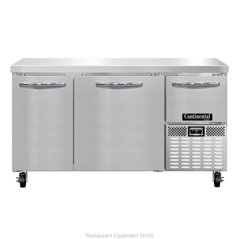 Continental Refrigerator CFA60 Freezer Counter, Work Top (Magnified)