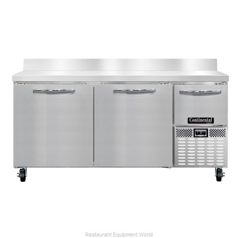 Continental Refrigerator CFA68-BS Freezer Counter, Work Top
