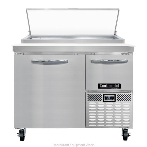 Continental Refrigerator CPA43 Refrigerated Counter, Pizza Prep Table