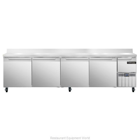 Continental Refrigerator CRA118-BS Refrigerated Counter, Work Top (Magnified)