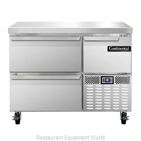 Continental Refrigerator CRA43-D Refrigerated Counter, Work Top