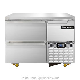 Continental Refrigerator CRA43-U-D Refrigerator, Undercounter, Reach-In