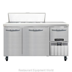 Continental Refrigerator CRA60-10 Refrigerated Counter, Sandwich / Salad Top