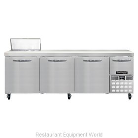 Continental Refrigerator CRA93-8 Refrigerated Counter, Sandwich / Salad Top
