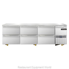 Continental Refrigerator CRA93-U-D Refrigerator, Undercounter, Reach-In