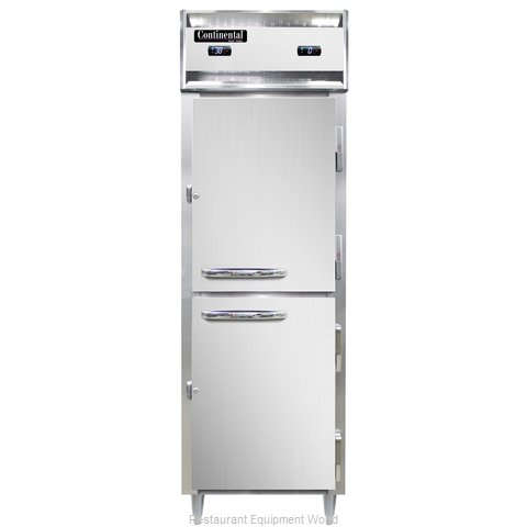 Continental Refrigerator D1RFSNSAHD Refrigerator Freezer, Reach-In
