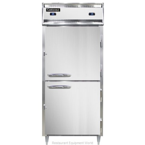 Continental Refrigerator D1RFXNSSHD Refrigerator Freezer, Reach-In