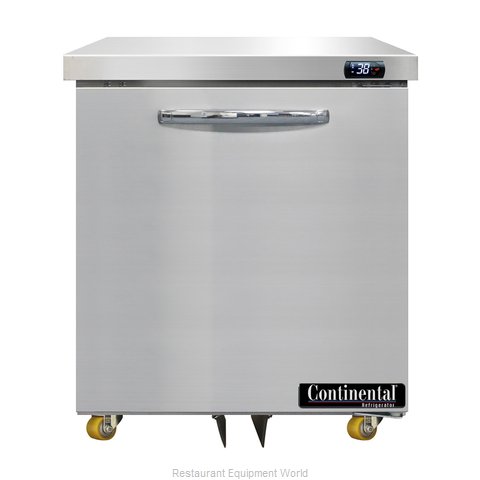 Continental Refrigerator D27N-U Refrigerator, Undercounter, Reach-In