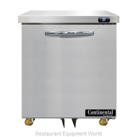 Continental Refrigerator D27N-U Refrigerator, Undercounter, Reach-In