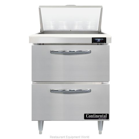 Continental Refrigerator D27N8-D Refrigerated Counter, Sandwich / Salad Unit