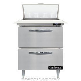 Continental Refrigerator D27N8C-D Refrigerated Counter, Sandwich / Salad Unit
