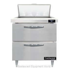 Continental Refrigerator D32N8-D Refrigerated Counter, Sandwich / Salad Unit