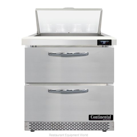 Continental Refrigerator D32N8-FB-D Refrigerated Counter, Sandwich / Salad Unit (Magnified)
