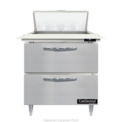 Continental Refrigerator D32N8C-D Refrigerated Counter, Sandwich / Salad Unit (Magnified)