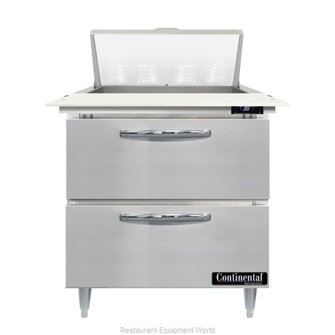 Continental Refrigerator D32N8C-D Refrigerated Counter, Sandwich / Salad Unit