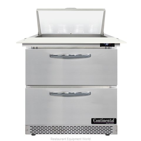 Continental Refrigerator D32N8C-FB-D Refrigerated Counter, Sandwich / Salad Unit (Magnified)