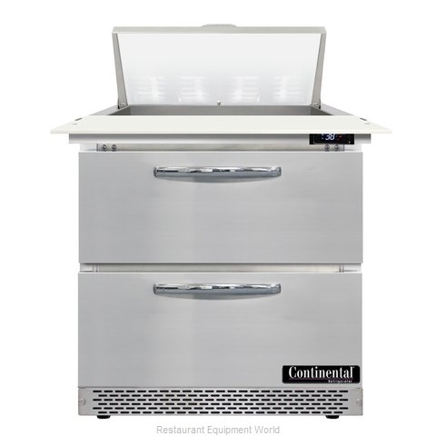 Continental Refrigerator D32N8C-FB-D Refrigerated Counter, Sandwich / Salad Unit