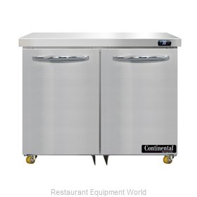 Continental Refrigerator D36N-U Refrigerator, Undercounter, Reach-In