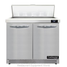 Continental Refrigerator D36N10-FB Refrigerated Counter, Sandwich / Salad Unit