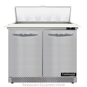 Continental Refrigerator D36N10C-FB Refrigerated Counter, Sandwich / Salad Unit