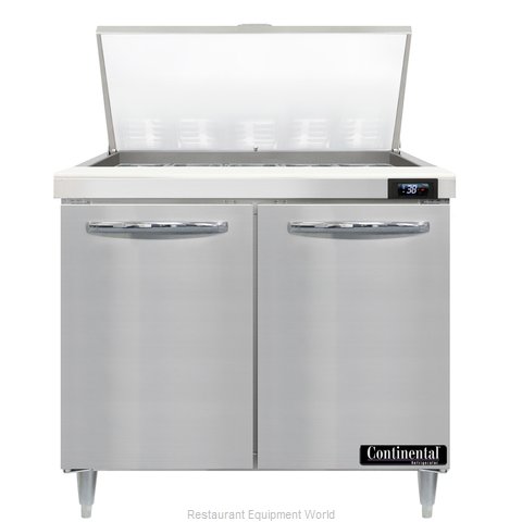 Continental Refrigerator D36N15M Refrigerated Counter, Mega Top Sandwich / Salad