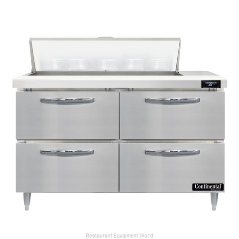 Continental Refrigerator D48N10-D Refrigerated Counter, Sandwich / Salad Unit (Magnified)