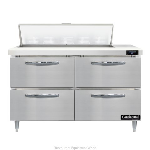 Continental Refrigerator D48N10-D Refrigerated Counter, Sandwich / Salad Unit