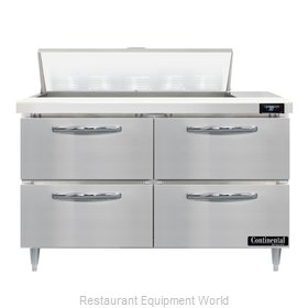 Continental Refrigerator D48N10-D Refrigerated Counter, Sandwich / Salad Unit