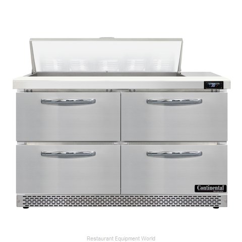 Continental Refrigerator D48N10-FB-D Refrigerated Counter, Sandwich / Salad Unit