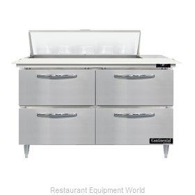Continental Refrigerator D48N10C-D Refrigerated Counter, Sandwich / Salad Unit