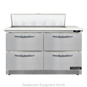 Continental Refrigerator D48N10C-FB-D Refrigerated Counter, Sandwich / Salad Uni