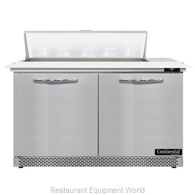 Continental Refrigerator D48N10C-FB Refrigerated Counter, Sandwich / Salad Unit