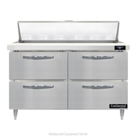 Continental Refrigerator D48N12-D Refrigerated Counter, Sandwich / Salad Unit