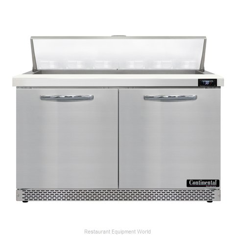 Continental Refrigerator D48N12-FB Refrigerated Counter, Sandwich / Salad Unit
