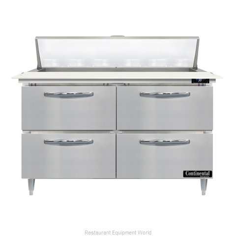 Continental Refrigerator D48N12C-D Refrigerated Counter, Sandwich / Salad Unit