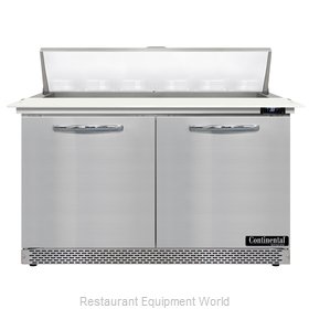 Continental Refrigerator D48N12C-FB Refrigerated Counter, Sandwich / Salad Unit