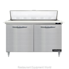 Continental Refrigerator D48N12C Refrigerated Counter, Sandwich / Salad Unit