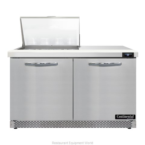 Continental Refrigerator D48N12M-FB Refrigerated Counter, Mega Top Sandwich / Sa (Magnified)